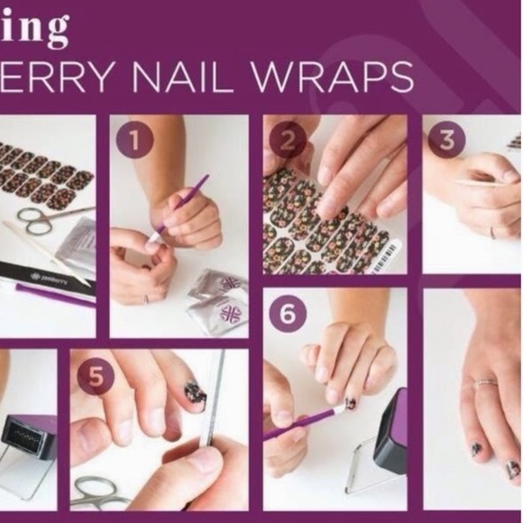 JAMBERRY Nail Wraps - Punch Bowl - Picture 7 of 8
